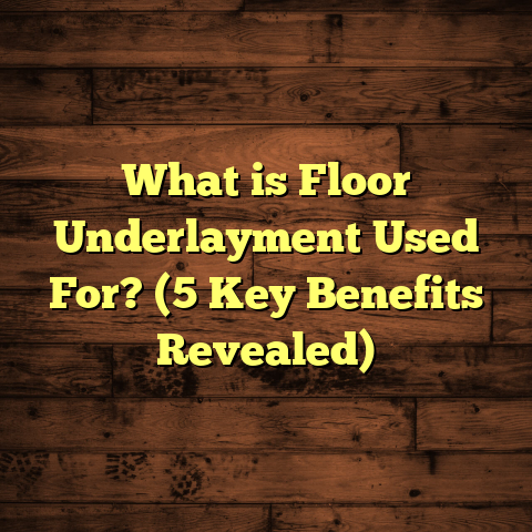 What is Floor Underlayment Used For? (5 Key Benefits Revealed)