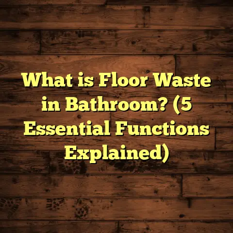 What is Floor Waste in Bathroom? (5 Essential Functions Explained)