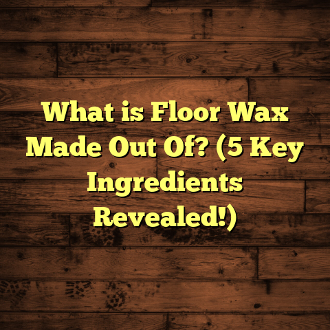 What is Floor Wax Made Out Of? (5 Key Ingredients Revealed!)