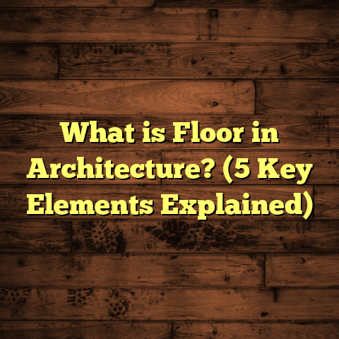 What is Floor in Architecture? (5 Key Elements Explained)