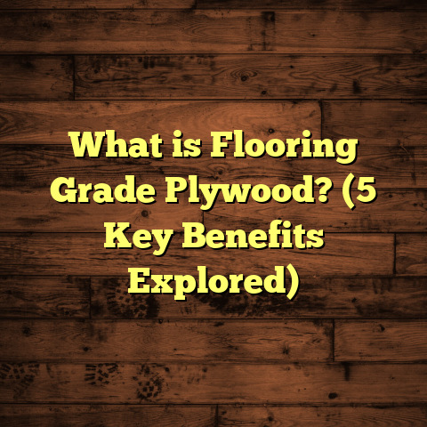What is Flooring Grade Plywood? (5 Key Benefits Explored)