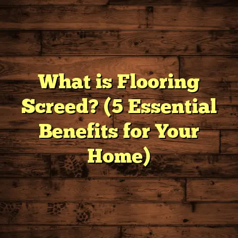 What is Flooring Screed? (5 Essential Benefits for Your Home)