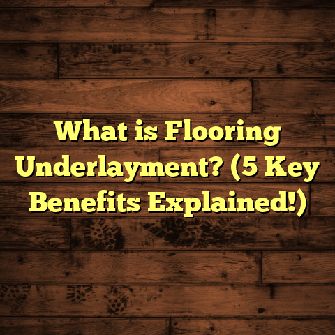 What is Flooring Underlayment? (5 Key Benefits Explained!)