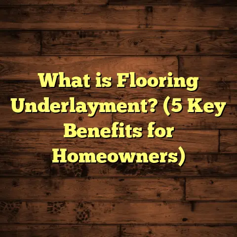 What is Flooring Underlayment? (5 Key Benefits for Homeowners)