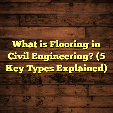 What is Flooring in Civil Engineering? (5 Key Types Explained)