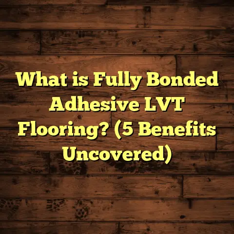 What is Fully Bonded Adhesive LVT Flooring? (5 Benefits Uncovered)