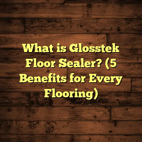 What is Glosstek Floor Sealer? (5 Benefits for Every Flooring)