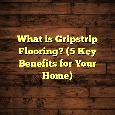 What is Gripstrip Flooring? (5 Key Benefits for Your Home)