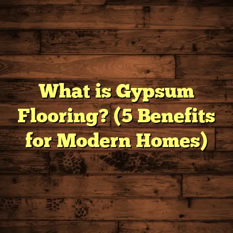 What is Gypsum Flooring? (5 Benefits for Modern Homes)