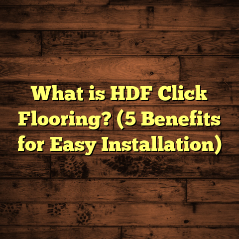 What is HDF Click Flooring? (5 Benefits for Easy Installation)