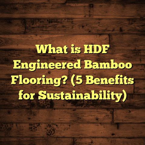 What is HDF Engineered Bamboo Flooring? (5 Benefits for Sustainability)