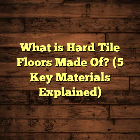 What is Hard Tile Floors Made Of? (5 Key Materials Explained)