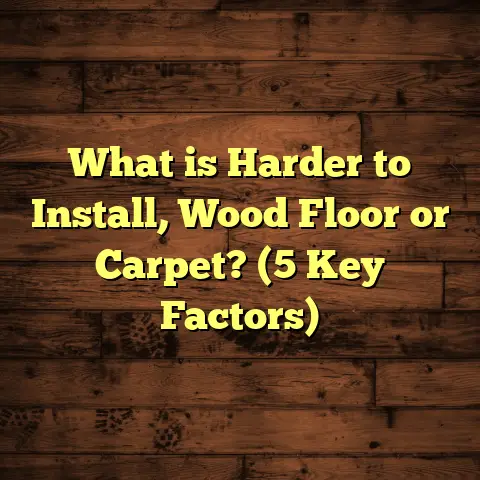 What is Harder to Install, Wood Floor or Carpet? (5 Key Factors)