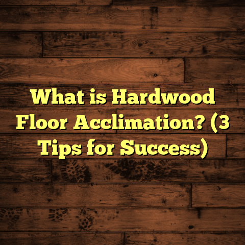 What is Hardwood Floor Acclimation? (3 Tips for Success)