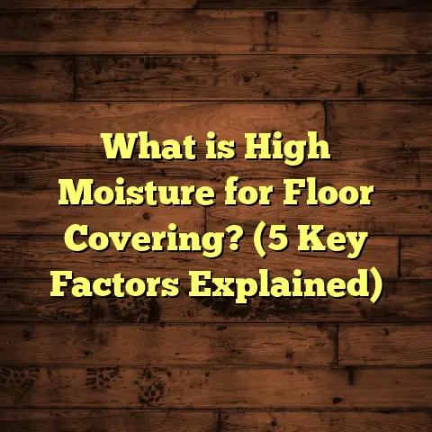 What is High Moisture for Floor Covering? (5 Key Factors Explained)