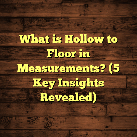 What is Hollow to Floor in Measurements? (5 Key Insights Revealed)