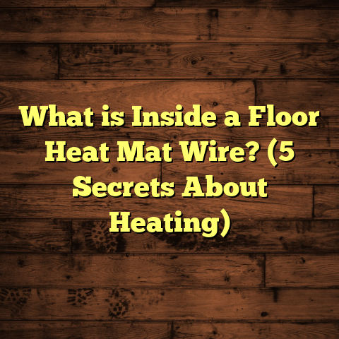 What is Inside a Floor Heat Mat Wire? (5 Secrets About Heating)
