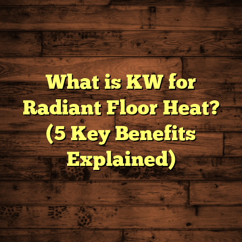 What is KW for Radiant Floor Heat? (5 Key Benefits Explained)