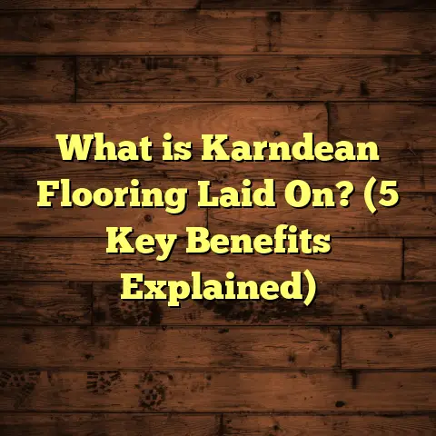 What is Karndean Flooring Laid On? (5 Key Benefits Explained)