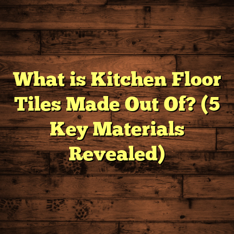 What is Kitchen Floor Tiles Made Out Of? (5 Key Materials Revealed)