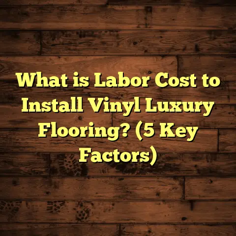What is Labor Cost to Install Vinyl Luxury Flooring? (5 Key Factors)