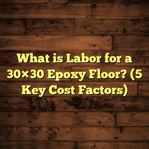 What is Labor for a 30×30 Epoxy Floor? (5 Key Cost Factors)