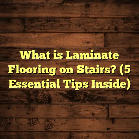 What is Laminate Flooring on Stairs? (5 Essential Tips Inside)