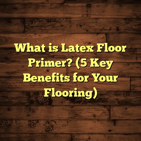 What is Latex Floor Primer? (5 Key Benefits for Your Flooring)