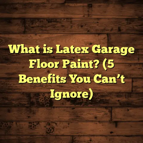 What is Latex Garage Floor Paint? (5 Benefits You Can’t Ignore)