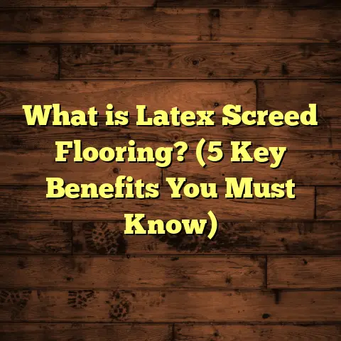What is Latex Screed Flooring? (5 Key Benefits You Must Know)