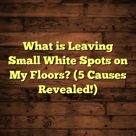 What is Leaving Small White Spots on My Floors? (5 Causes Revealed!)