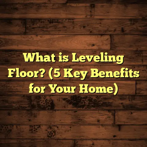 What is Leveling Floor? (5 Key Benefits for Your Home)