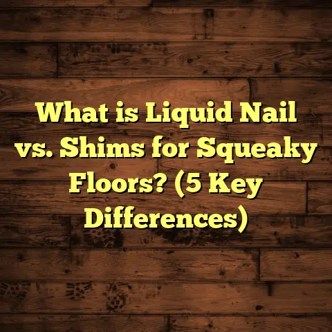 What is Liquid Nail vs. Shims for Squeaky Floors? (5 Key Differences)