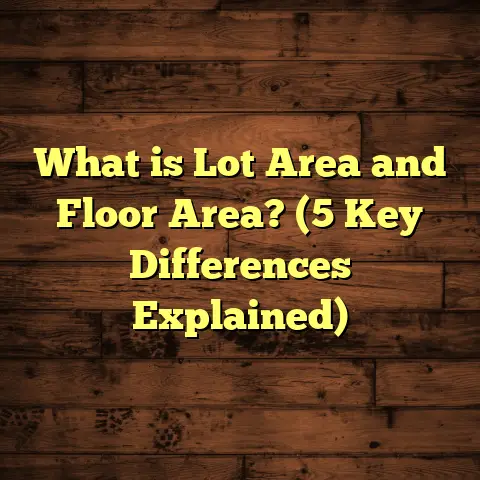 What is Lot Area and Floor Area? (5 Key Differences Explained)