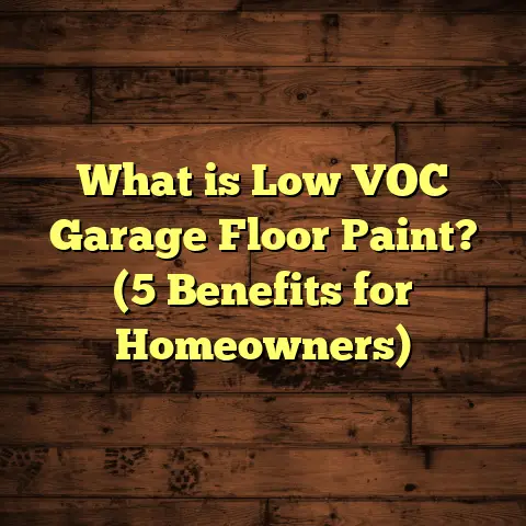 What is Low VOC Garage Floor Paint? (5 Benefits for Homeowners)