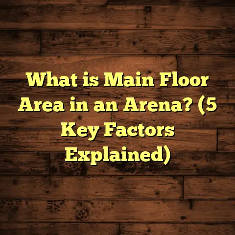 What is Main Floor Area in an Arena? (5 Key Factors Explained)