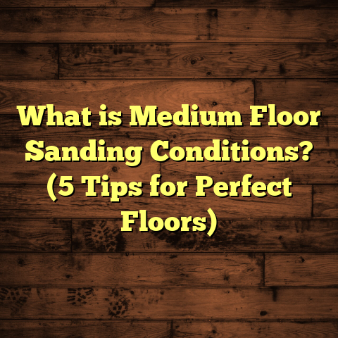 What is Medium Floor Sanding Conditions? (5 Tips for Perfect Floors)