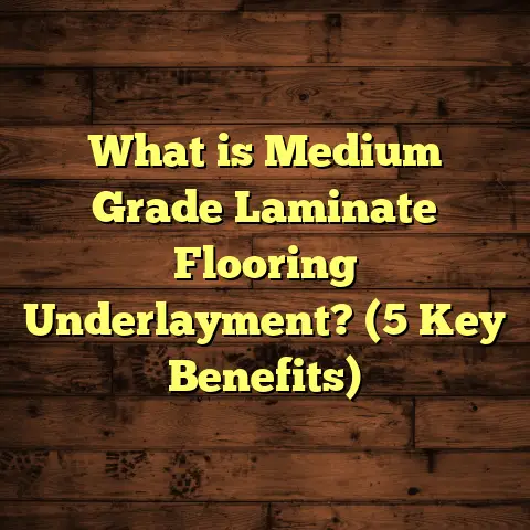 What is Medium Grade Laminate Flooring Underlayment? (5 Key Benefits)