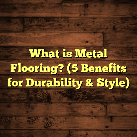 What is Metal Flooring? (5 Benefits for Durability & Style)