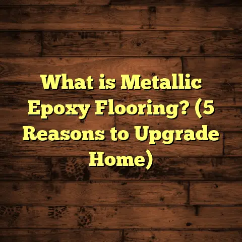 What is Metallic Epoxy Flooring? (5 Reasons to Upgrade Home)