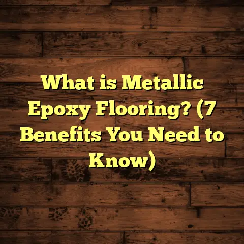 What is Metallic Epoxy Flooring? (7 Benefits You Need to Know)