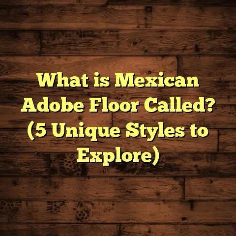 What is Mexican Adobe Floor Called? (5 Unique Styles to Explore)