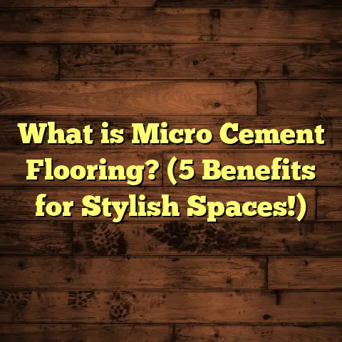 What is Micro Cement Flooring? (5 Benefits for Stylish Spaces!)