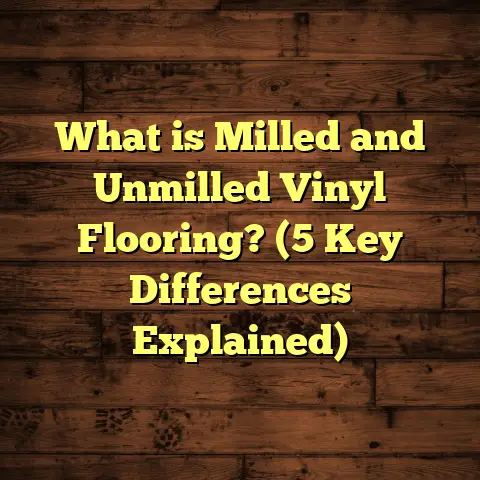 What is Milled and Unmilled Vinyl Flooring? (5 Key Differences Explained)