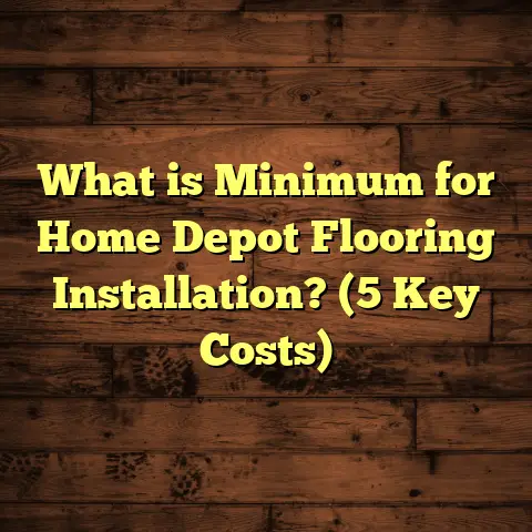 What is Minimum for Home Depot Flooring Installation? (5 Key Costs)