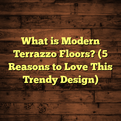 What is Modern Terrazzo Floors? (5 Reasons to Love This Trendy Design)