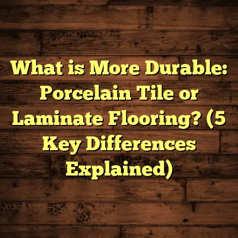 What is More Durable: Porcelain Tile or Laminate Flooring? (5 Key Differences Explained)