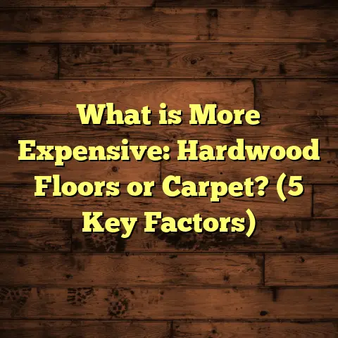 What is More Expensive: Hardwood Floors or Carpet? (5 Key Factors)
