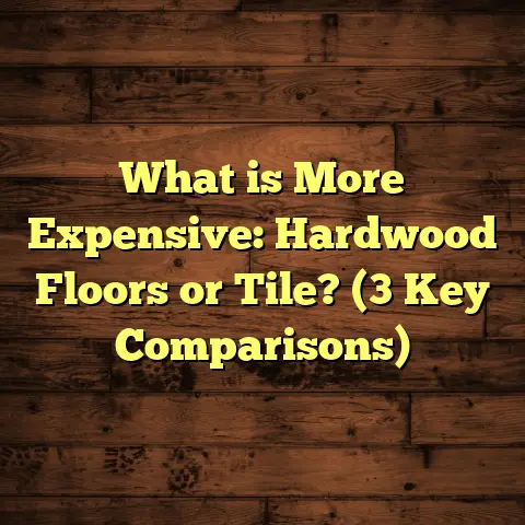 What is More Expensive: Hardwood Floors or Tile? (3 Key Comparisons)