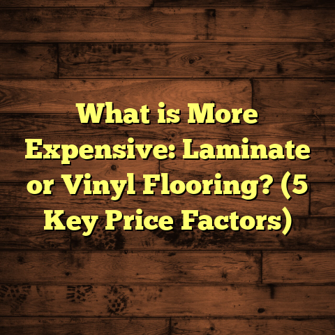 What is More Expensive: Laminate or Vinyl Flooring? (5 Key Price Factors)